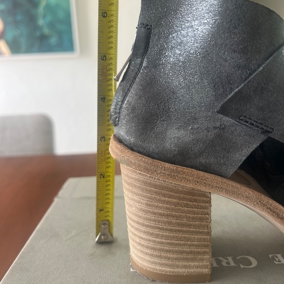 OFFICINE CREATIVE - SIDOINE/006 MAX NERO - PEEP TOE DARK GREY - SIZE 36 - Picture 9 of 9